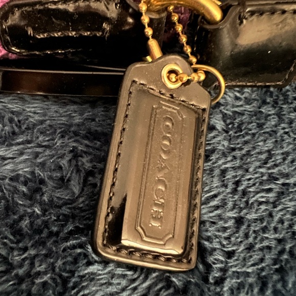 Coach Purple Snake Print Slim Crossbod - Picture 4 of 4